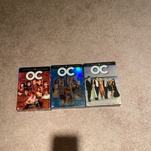 The OC DVDs season 1, 2, and 3
